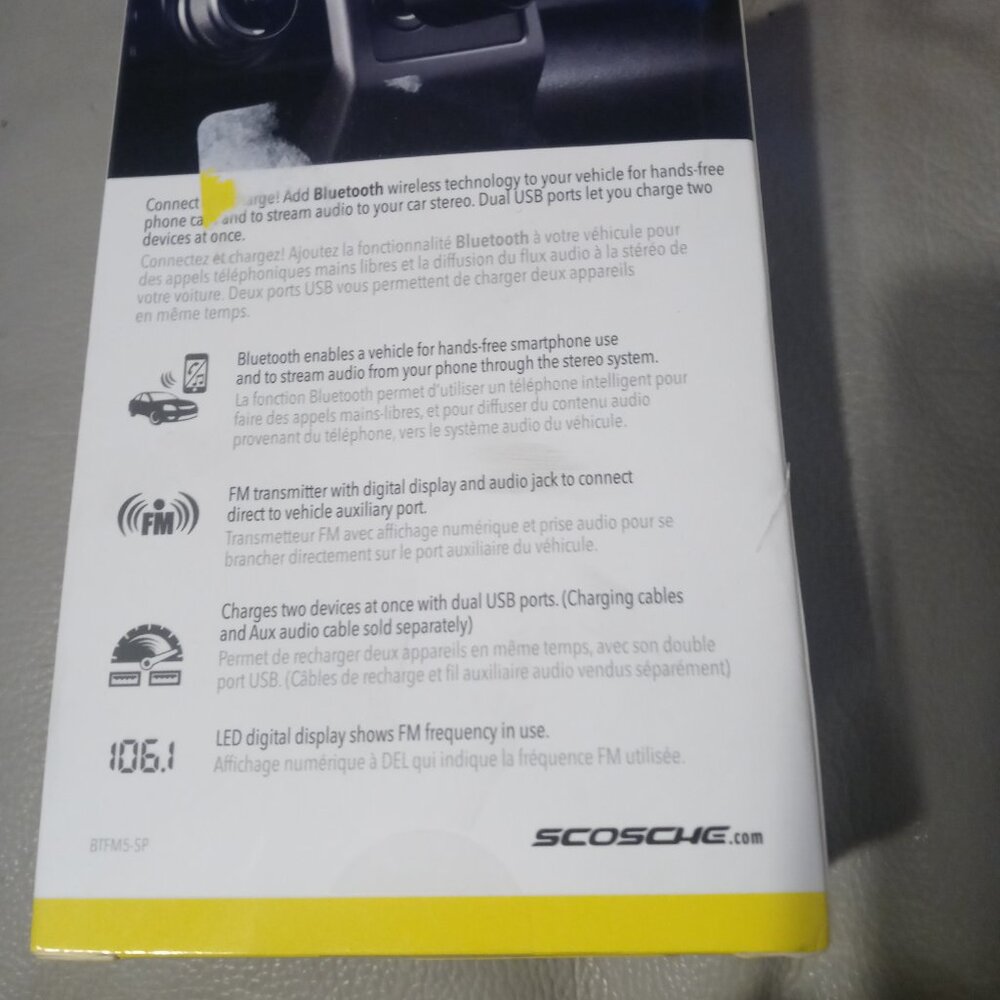 Wireless Hands free Car kit & Car Phone Mount - Picture 3 of 6